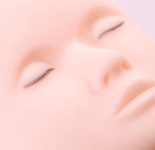 Load image into Gallery viewer, Mannequin Head with Realistic Lashes - Light straight lashes