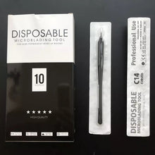 Load image into Gallery viewer, Disposable Microblading Pen with Blade- 10 pack
