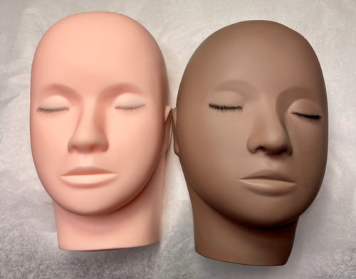 Mannequin Head with Realistic Lashes