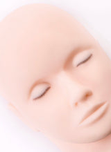 Load image into Gallery viewer, Mannequin Head with Realistic Lashes - Light straight lashes